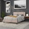 Flash Furniture Bedford Headboard, Queen, Beige Fabric HG-HB1704-Q-B-GG - alternate 2